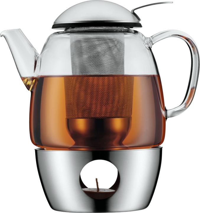 Produktbild WMF Teeset Teekanne mit Stövchen und Siebeinsatz 3tlg Glaskanne 1l SmarTea (1 l)