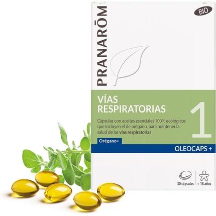 Actual product image Pranarom Oleocaps 1 Ways Respiratory 30 Capsules