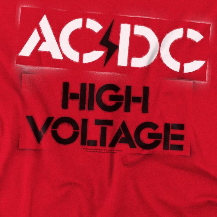 Immagine prodotto AC/DC High Voltage Maglietta Stencil Uomo (XL)