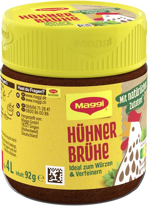 Actual product image Maggi Chicken broth jar 92g, makes 4 litres (4000 ml)