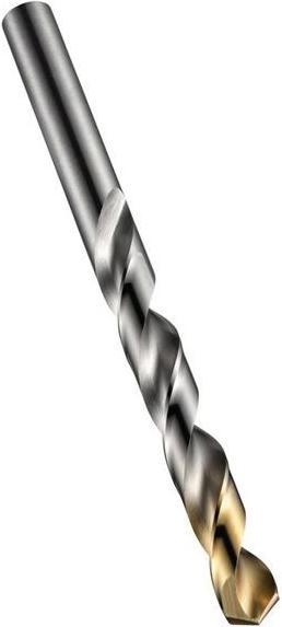 Produktbild Dormer Spiralbohrer DIN 338 Typ N A002 Nenn-Ø 13.9 mm HSS profilgeschliffen Blank/TiN Zylinder 4xD Rechts (13.9 Millimeter)