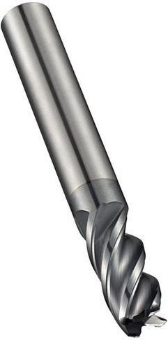 Actual product image Dormer End mill S262 Nominal Ø 12 mm Radius 0.3 mm Total length 8 HM AlCrN 40 ° Number of cutting edges 4