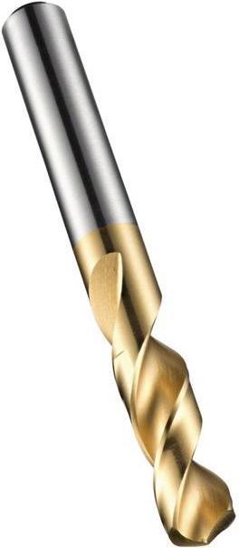 Productafbeelding Dormer Draaiboor DIN 1897 A520 nominaal-Ø 12,1 mm HSS profiel geslepen TiN rechte schacht 2,5xD (12,1 millimeter)