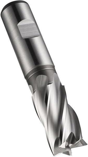 Actual product image Dormer End mill C247 DIN 844 K Nominal Ø 22.22 mm Cutting edge length 38 mm HSS-E-PM Blank 30 ° Cutting