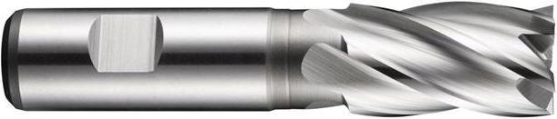Actual product image Dormer End mill C247 DIN 844 K Nominal Ø 22.22 mm Cutting edge length 38 mm HSS-E-PM Blank 30 ° Cutting