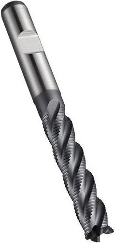Dormer End mill C492 DIN 844 L Nominal Ø 16 mm Cutting edge length 63 mm HSS-E-PM ALCRONA 35 ° Cutting