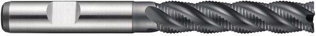 Actual product image Dormer End mill C492 DIN 844 L Nominal Ø 16 mm Cutting edge length 63 mm HSS-E-PM ALCRONA 35 ° Cutting
