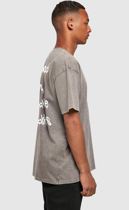 Actual product image Merchcode Bad Habits Acid Washed Heavy Oversized Tee - 112633 (XXL)