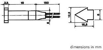 Produktbild Velleman PFEIL-LED-SIGNALLEUCHTE 220V ROT