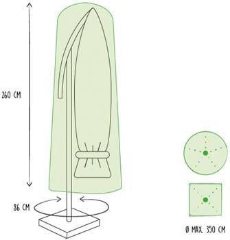 Produktbild Garden Lights Schutzhülle für Ampelschirm - max. Ø 350 cm