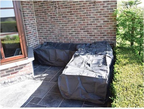 Actual product image Garden Lights Outdoor Cover for L-Shape Lounge Set - 215 cm