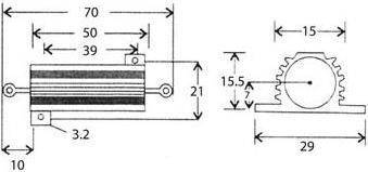 Actual product image Auction RESISTOR 50W 18K