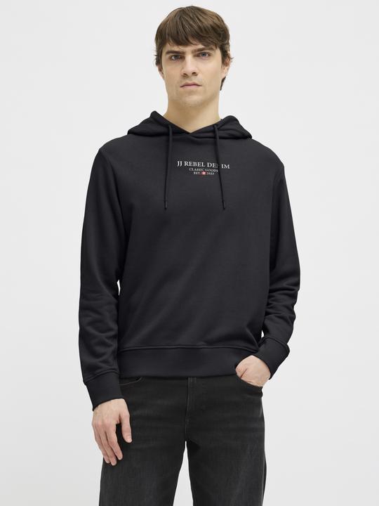 Actual product image Jack & Jones Jrebjeans Rebel Print Sweat Hood Sn (S)