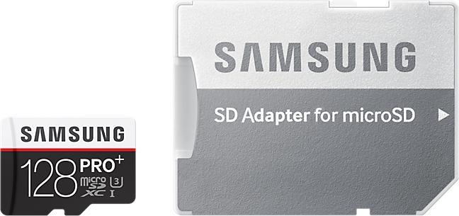Immagine prodotto Samsung MicroSDXC Pro Plus (128 GB, microSDXC, U3, UHS-I)