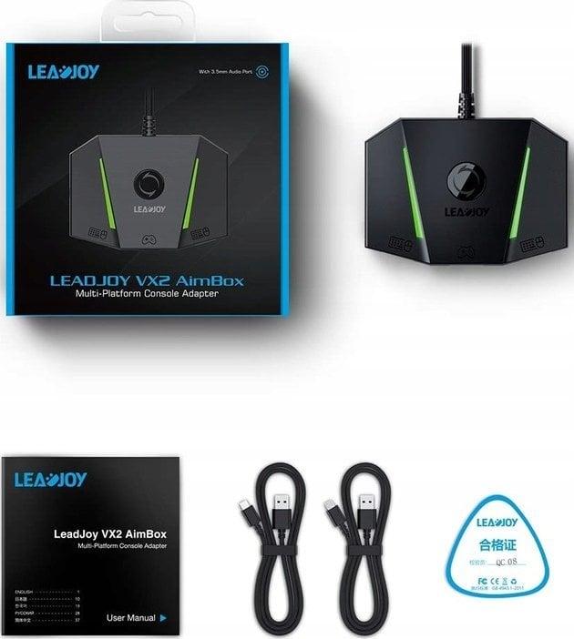 Image du produit Nintendo Adaptateur clavier et souris Leadjoy VX2 AimBox (PS4, Switch, Xbox One X, Xbox One S, Xbox Series X, Xbox Series S)