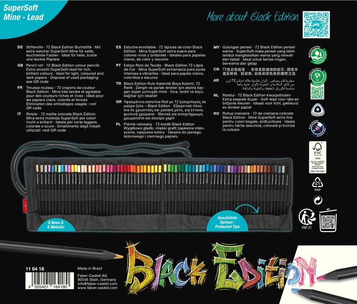 Actual product image Faber-Castell Farbstiftetui 72ST Stiftrolle (Multicoloured, 72 x)
