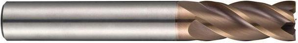 Dormer Schaftfräser S766 Nenn-Ø 12 mm Gesamtlänge 83 mm Schneiden HM TiSiN Schneidenanzahl 4