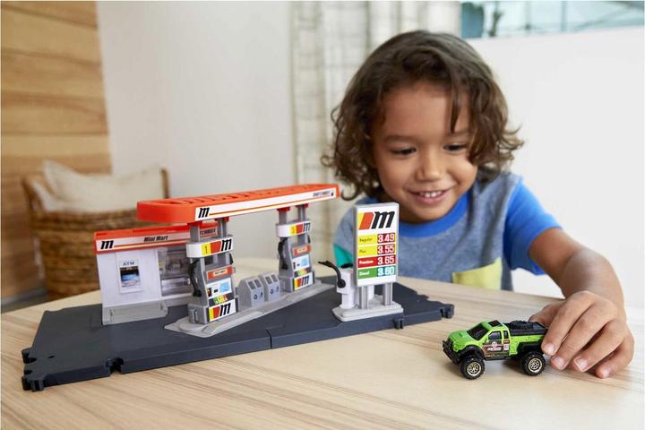 Image du produit Matchbox Playset Station Essence - Circuit / Petite Voiture - Dès 3 ans