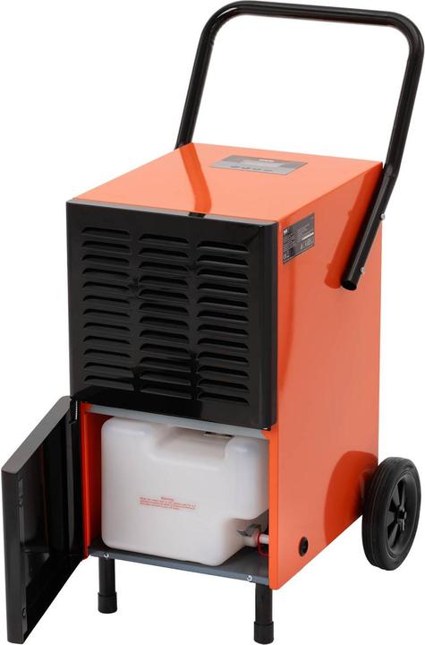 Actual product image MSW Dehumidifer - 55 l / 24 h - 62 m² - 500 m³/h - with handle and 2 wheels (62 m², 55 l/24h)