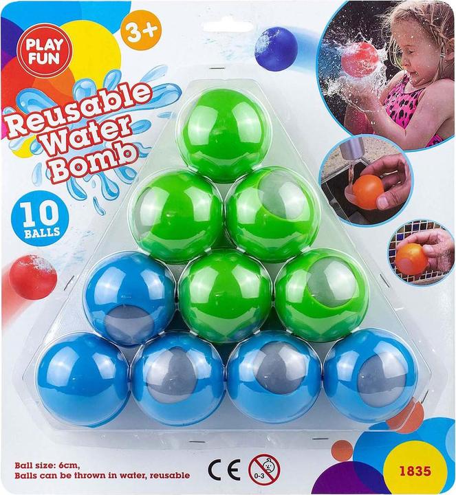 Actual product image Playfun Nachfüllbare Wasserbälle von, 10 Stk. (10 x)