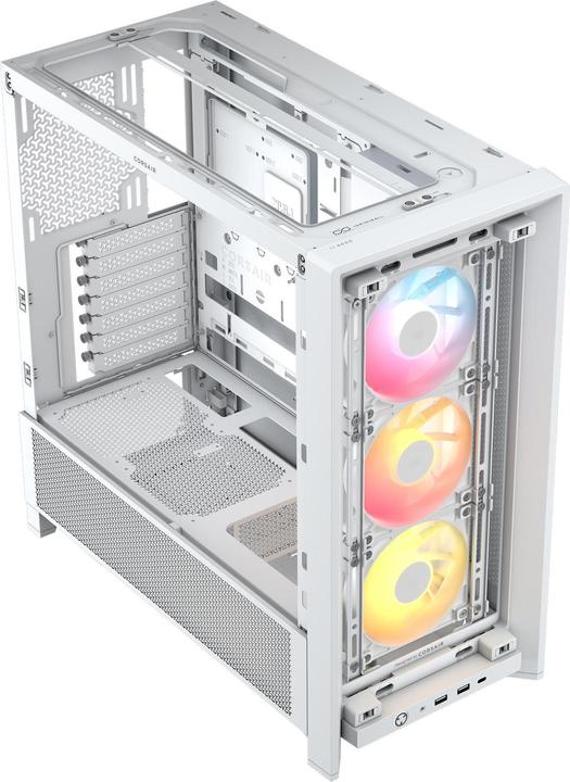 Produktbild Corsair 4000D FRAME RS ARGB WHT MID CASE (Mini-ITX, ATX, E-ATX, mATX)