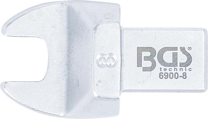 Produktbild BGS Einsteck-Maulschlüssel 8 mm Aufnahme 9 x 12 mm (8 mm)