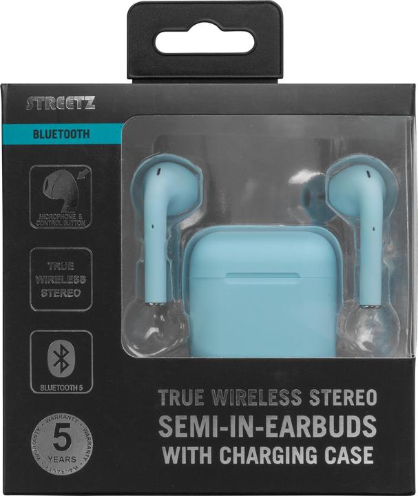 Produktbild Streetz TWS - Semi-in-Ear Earbuds (keine Geräuschunterdrückung, 18 h, Kabelgebunden)