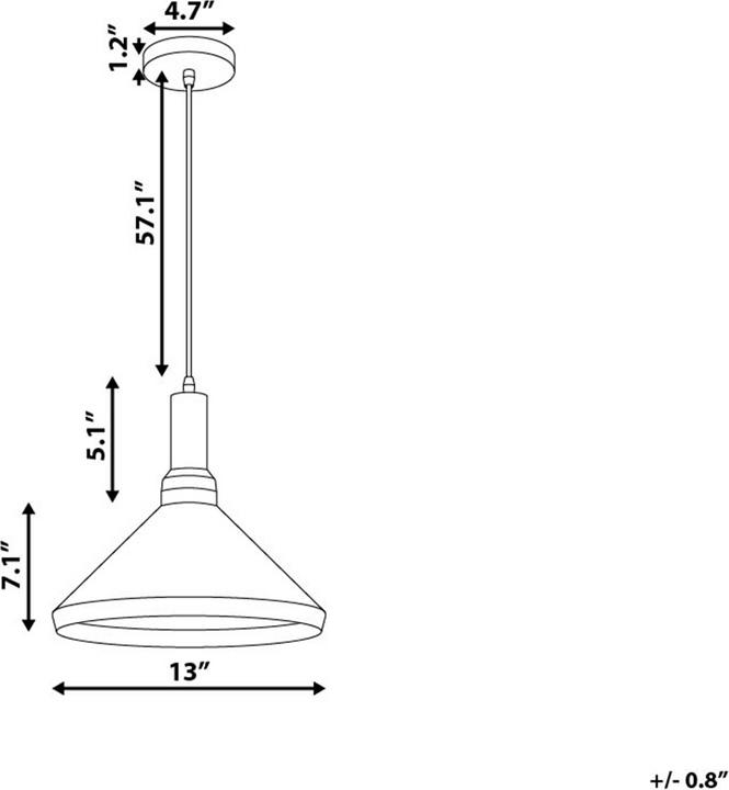 Actual product image Beliani Liard (E27)