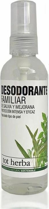Tot Herba desodorante FAMILIAR de salvia y mejorana 100 ml (Spray, 100 ml)