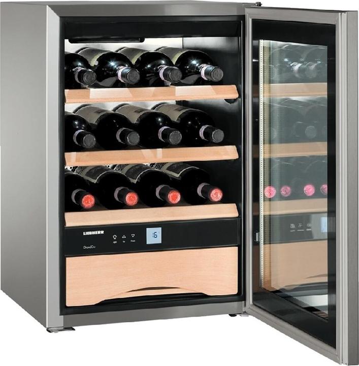 Actual product image Liebherr WKes 653 GrandCru Wine Cooler with Compressor Freestanding Stainless Steel 12 Bottle(s)