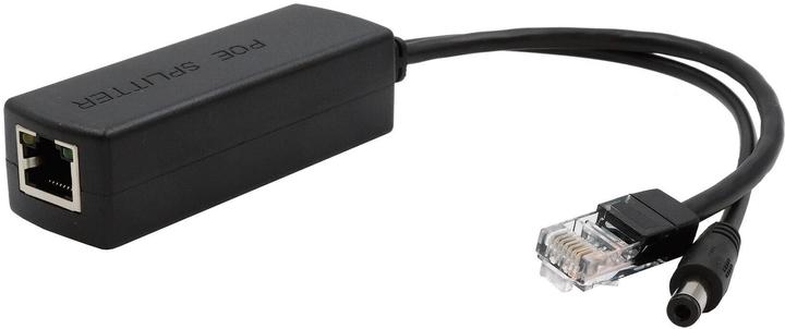 Produktbild Exsys Ethernt PoE+ Splitter 10/100Mbps 802.3at,12VDC/2A/24W (PoE Splitter)