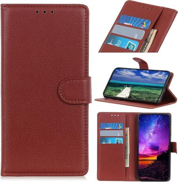Actual product image MU Classic Litchi Leather Bookcover Series (Apple iPhone 13 Pro Max)