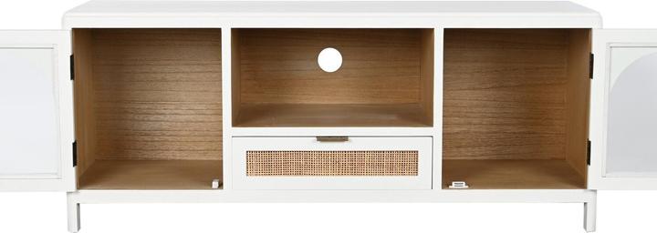 Image du produit Esprit TV furniture Home White Crystal Paolownia wood 120 x 40 x 50 cm (120 x 40 x 50 cm)