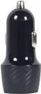Actual product image Gembird 2-port USB car fast charger, Type-C PD, 18 W, black