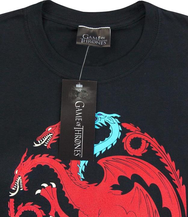 Immagine prodotto Game of Thrones Maglietta con i draghi del ghiaccio e del fuoco (S)