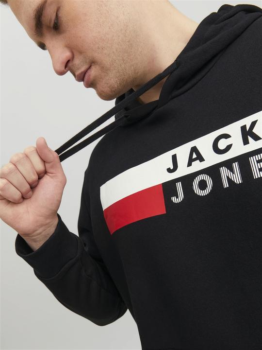 Produktbild Jack & Jones Basic Logo Plus Size Hoodie (7XL)