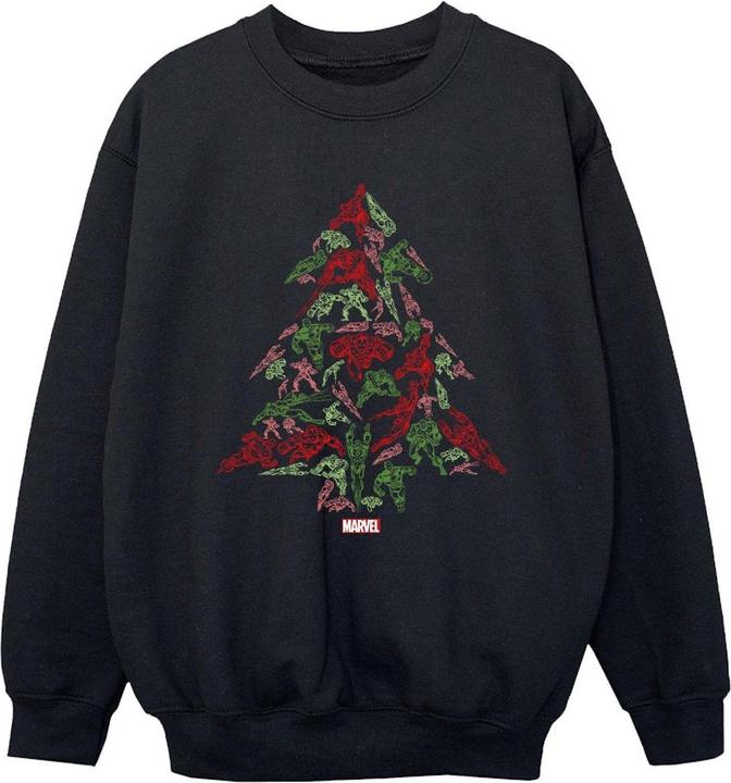 Avengers Christmas Tree Sweatshirt Jungen (152, 158)