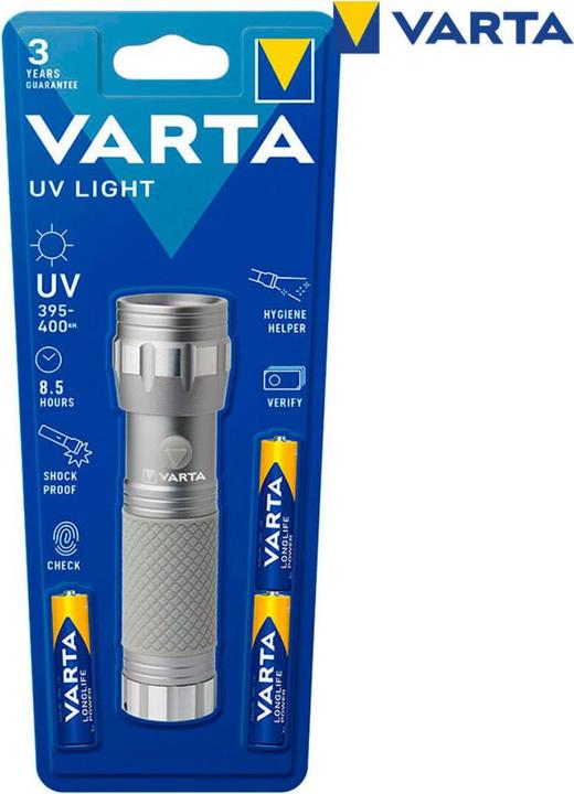 Produktbild Varta UV-Taschenlampe (11.80 cm, 0 lm)