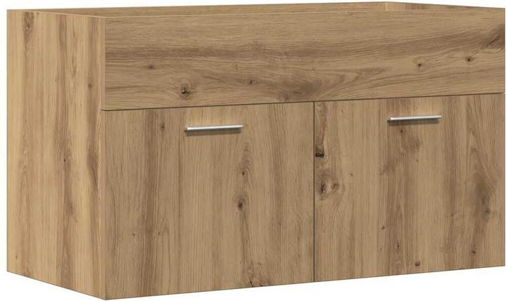 Produktbild VidaXL Waschbeckenunterschrank Unterschrank Badschrank Wandmontage Artisan-Eiche
