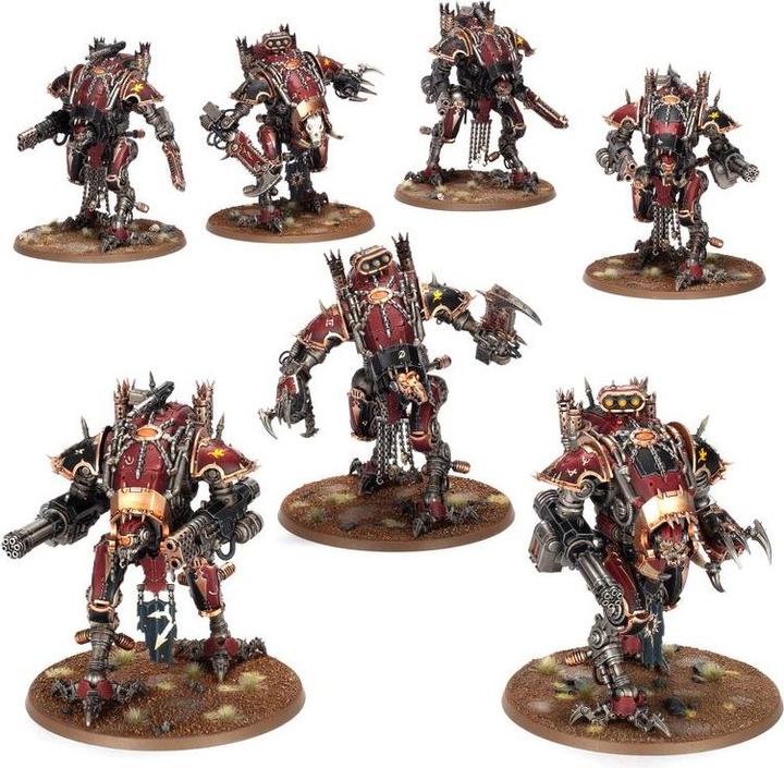 Image du produit Games Workshop Warhammer 40k - Chaos Knights Battleforce Lance de Meute Ecumante (Matières plastiques)