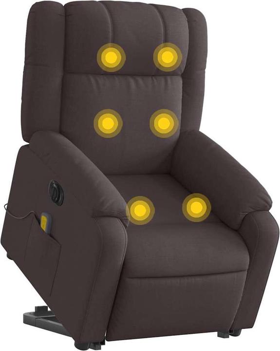 Immagine prodotto VidaXL Poltrona massaggiante elettrica con tessuto di supporto