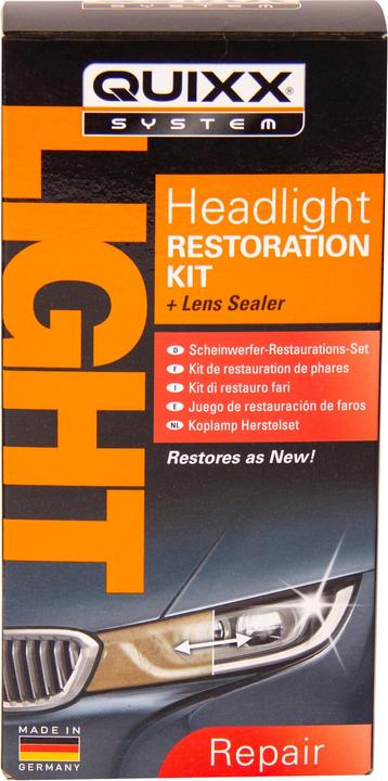 Actual product image Quixx Headlights restoration set (30 ml)