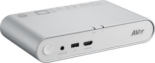 Actual product image AVer FONE700 ceiling speakerphone with HUB connection including 10m cable