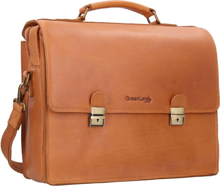 Immagine prodotto Greenland Nature Cartella Nature RFID in pelle 40 cm scomparto per laptop