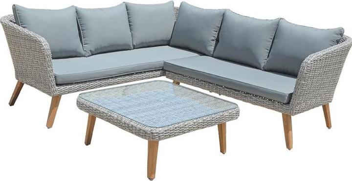Actual product image Garden Pleasure Lounge group Pamplona grey