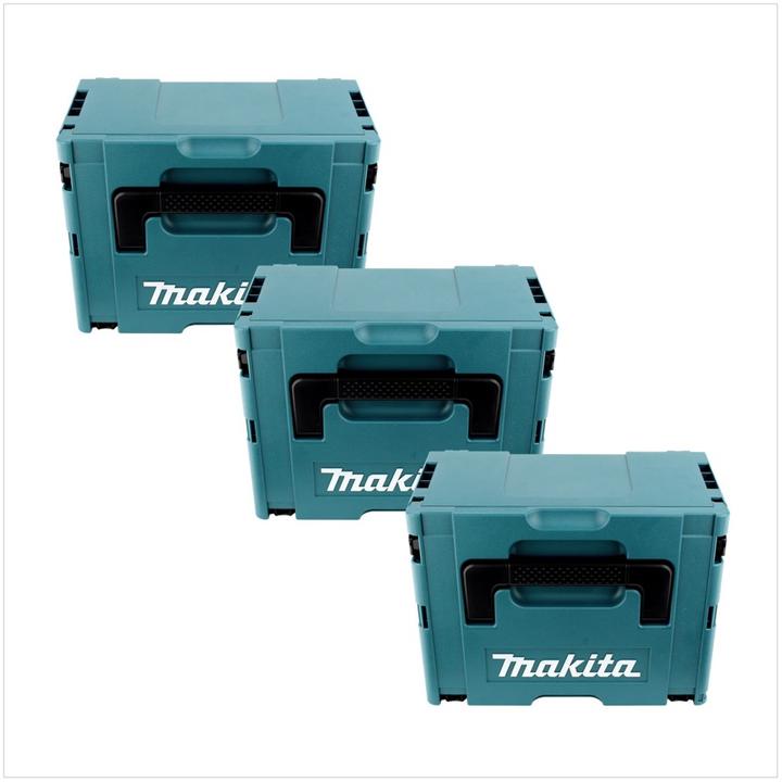 Actual product image Makita MAKPAC system case size 3 in set of 3 (3 pieces)