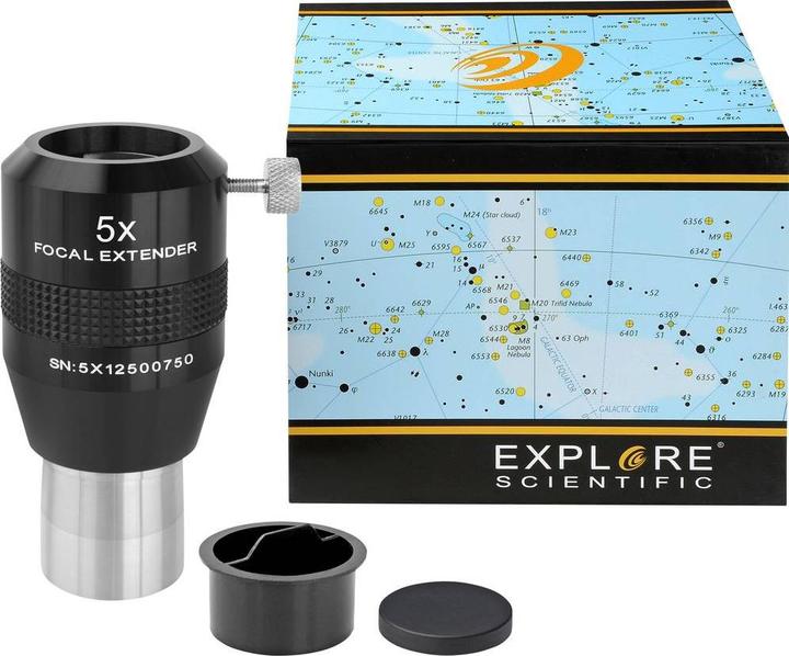 Actual product image Explore Scientific 0218770 5x 31.7 mm Focal Extender