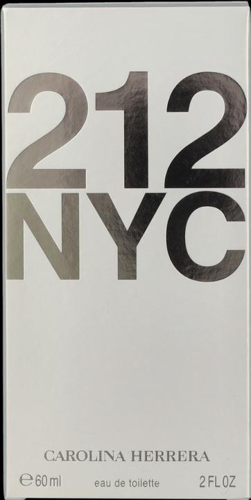 Actual product image Carolina Herrera 212 by Eau de Toilette Spray (Neue Verpackung) 60 ml (Eau de toilette, 60 ml)