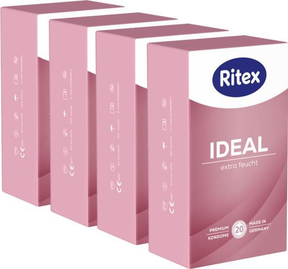 Produktbild Ritex Ideal Extra Feucht - 80 Kondome mit mehr Gleitmittel (80 Stk.)