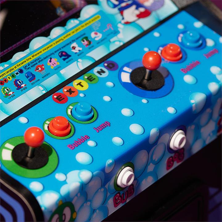 Actual product image Numskull Quarter Scale Arcade Cabinet - Bubble Bobble